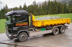 Scania transport de déchets