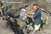 thumb Das Grundwasser muss fortwährend abgepumpt werden