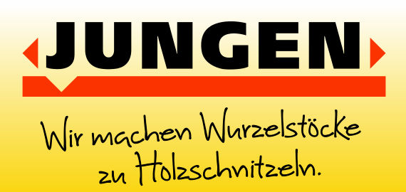 Jungen – Wir machen Wurzelstöcke zu Holzschnitzeln