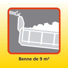 icon Benne de 9 m³